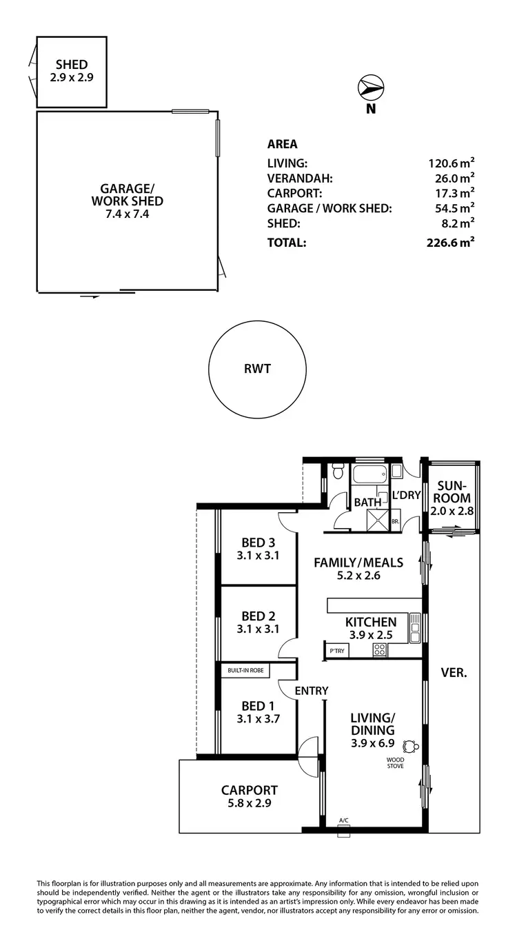 Floorplan of Homely house listing, 18 Melville Street, Strathalbyn SA 5255