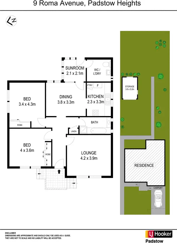 Floorplan of Homely house listing, 9 Roma Avenue, Padstow Heights NSW 2211