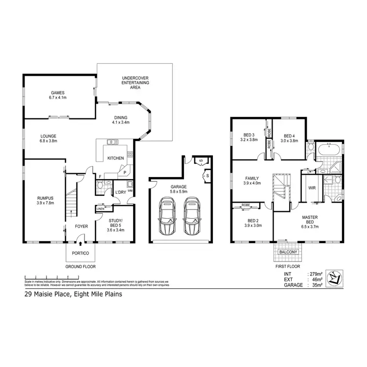 Floorplan of Homely house listing, 29 Maisie Place, Eight Mile Plains QLD 4113