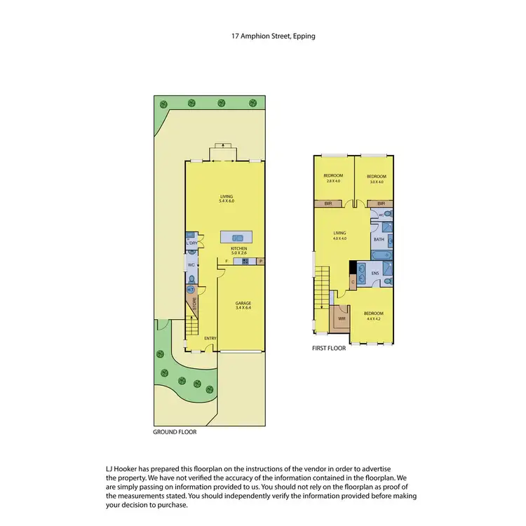 Floorplan of Homely townhouse listing, 17 Amphion Street, Epping VIC 3076