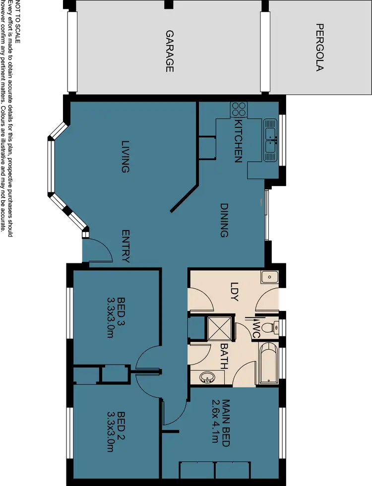 Floorplan of Homely house listing, 4 Weeden Crescent, Hallam VIC 3803