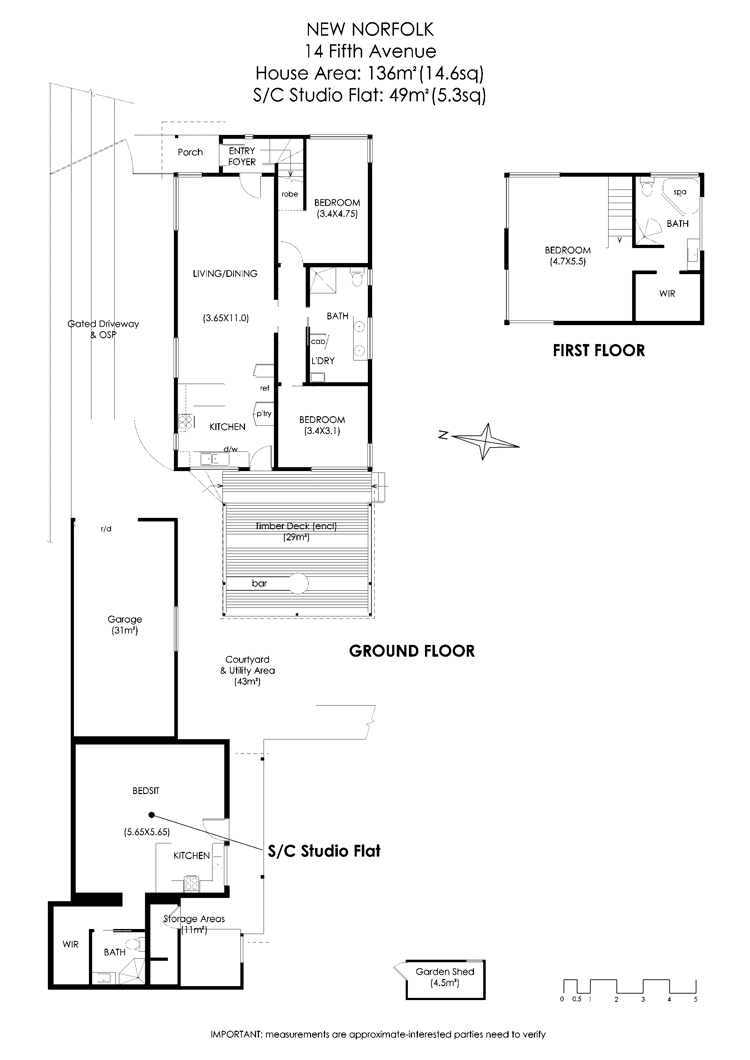 Floorplan of Homely house listing, 14 Fifth Avenue, New Norfolk TAS 7140