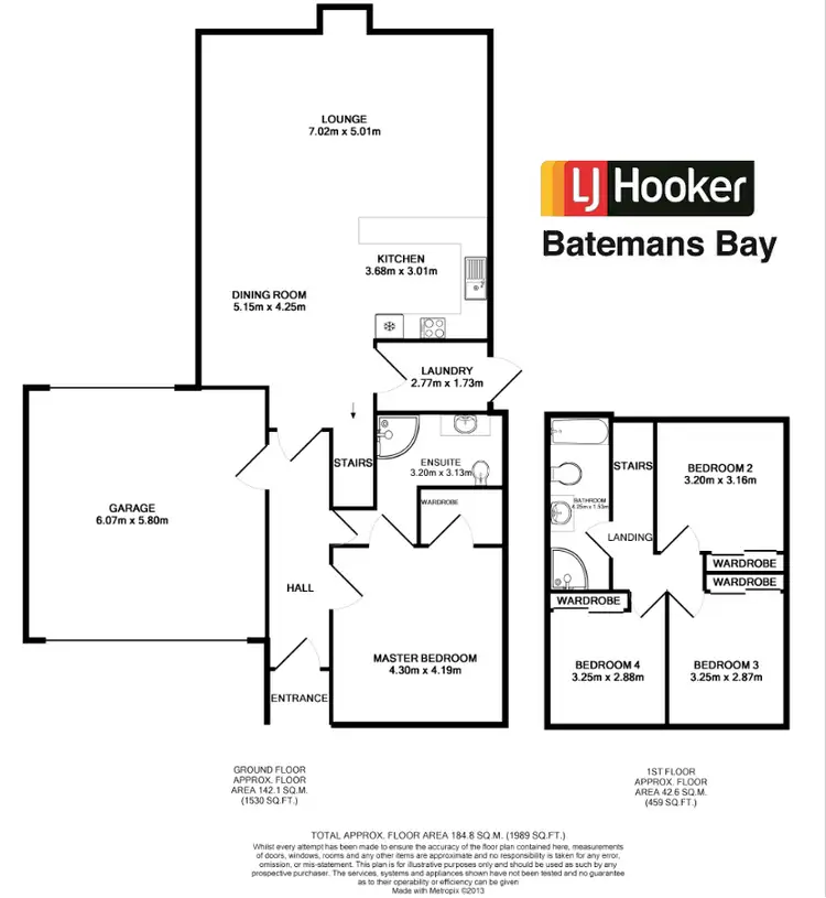 Floorplan of Homely semi-detached listing, 2/16 Henry Place, Long Beach NSW 2536