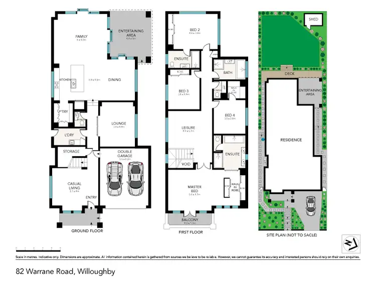 Floorplan of Homely house listing, 82 Warrane Road, Willoughby NSW 2068