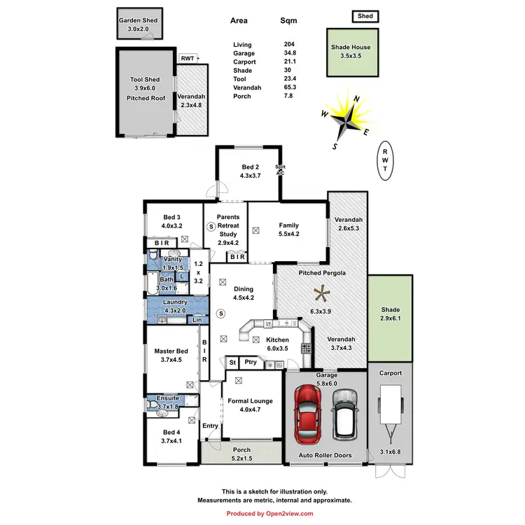 Floorplan of Homely house listing, 26 Coleman Parade, Evanston Park SA 5116