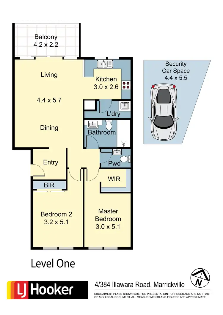 Floorplan of Homely apartment listing, 4/384 Illawarra Road, Marrickville NSW 2204