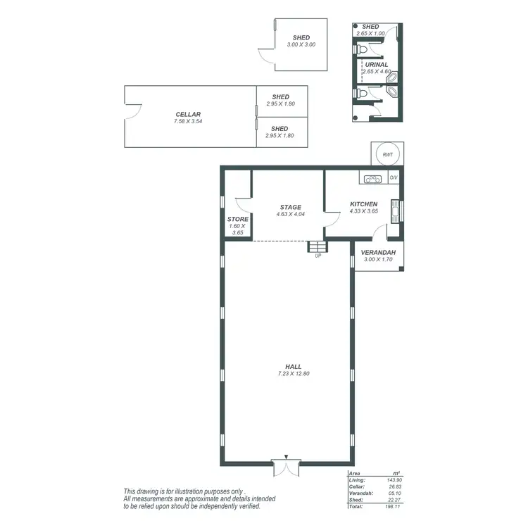 Floorplan of Homely other listing, 1102 Greenhill Road, Summertown SA 5141