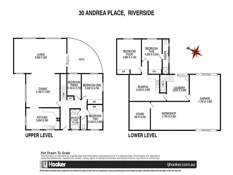Floorplan of Homely house listing, 30 Andrea Place, Riverside TAS 7250