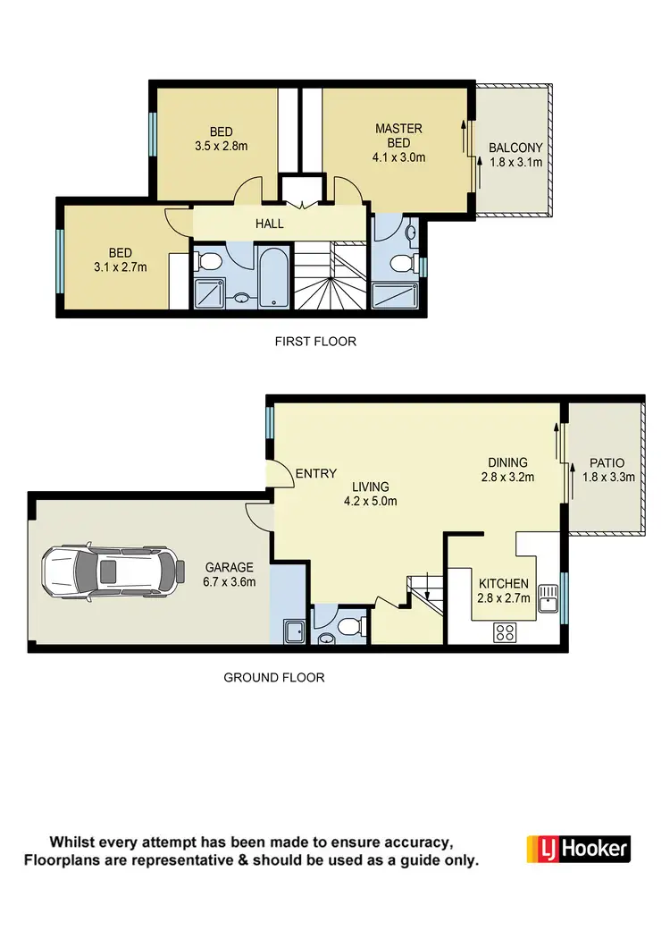 Floorplan of Homely townhouse listing, Unit 9/589 Beams Road, Carseldine QLD 4034