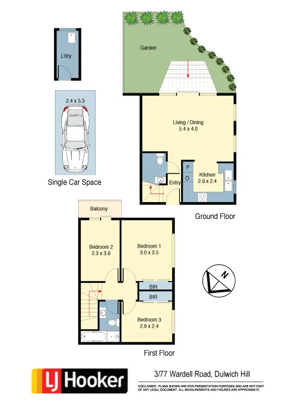 Floorplan of Homely apartment listing, 3/277 Wardell Rd, Dulwich Hill NSW 2203