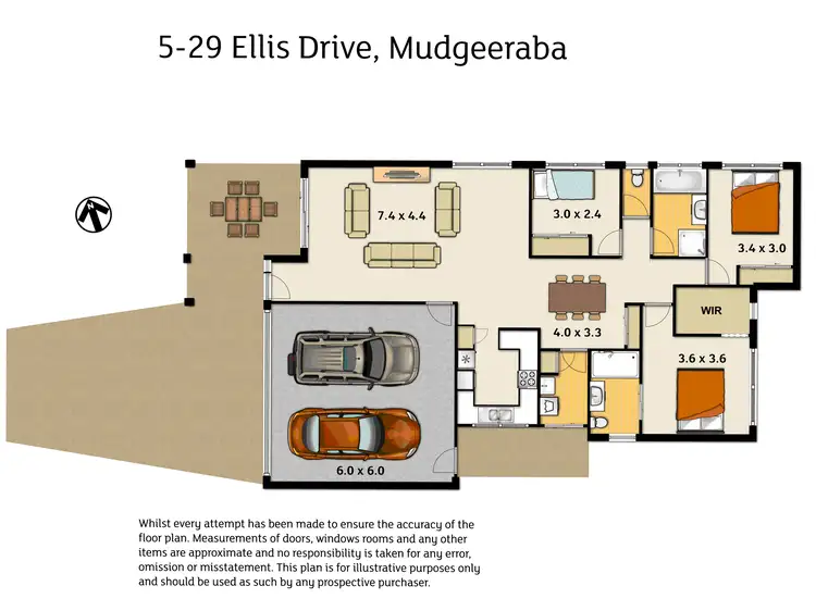 Floorplan of Homely villa listing, 5/29 Ellis Drive, Mudgeeraba QLD 4213