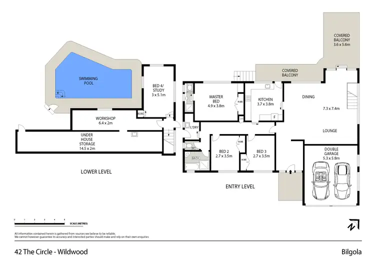 Floorplan of Homely house listing, 42 The Circle, Bilgola Plateau NSW 2107