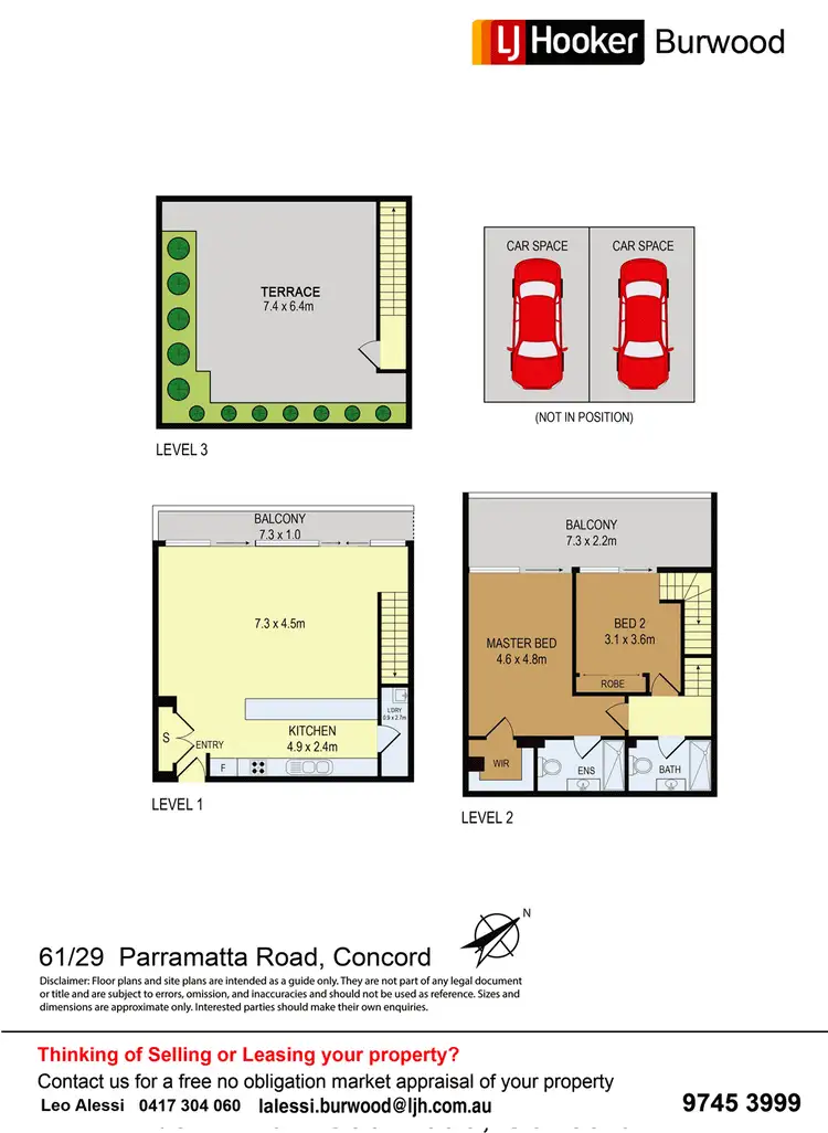 Floorplan of Homely unit listing, 61/29-45 Parramatta Road, Concord NSW 2137