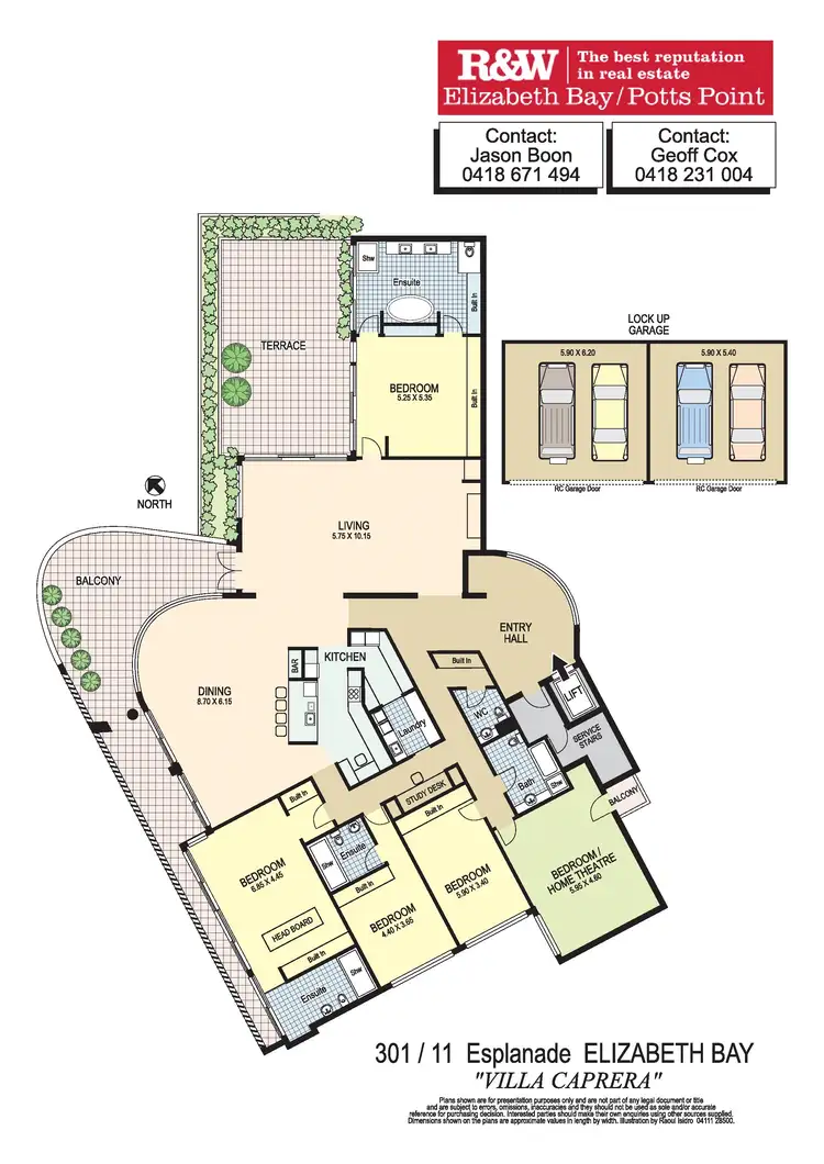 Floorplan of Homely apartment listing, 301/11 The Esplanade, Elizabeth Bay NSW 2011