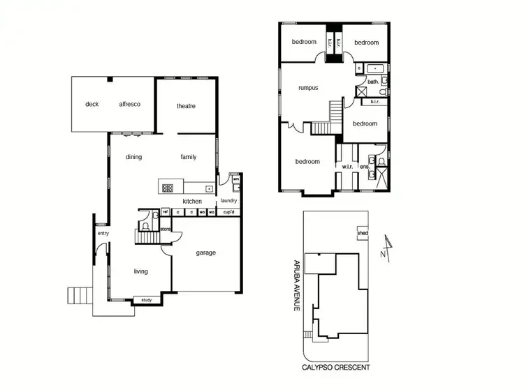 Floorplan of Homely house listing, 1 Calypso Crescent, Point Cook VIC 3030