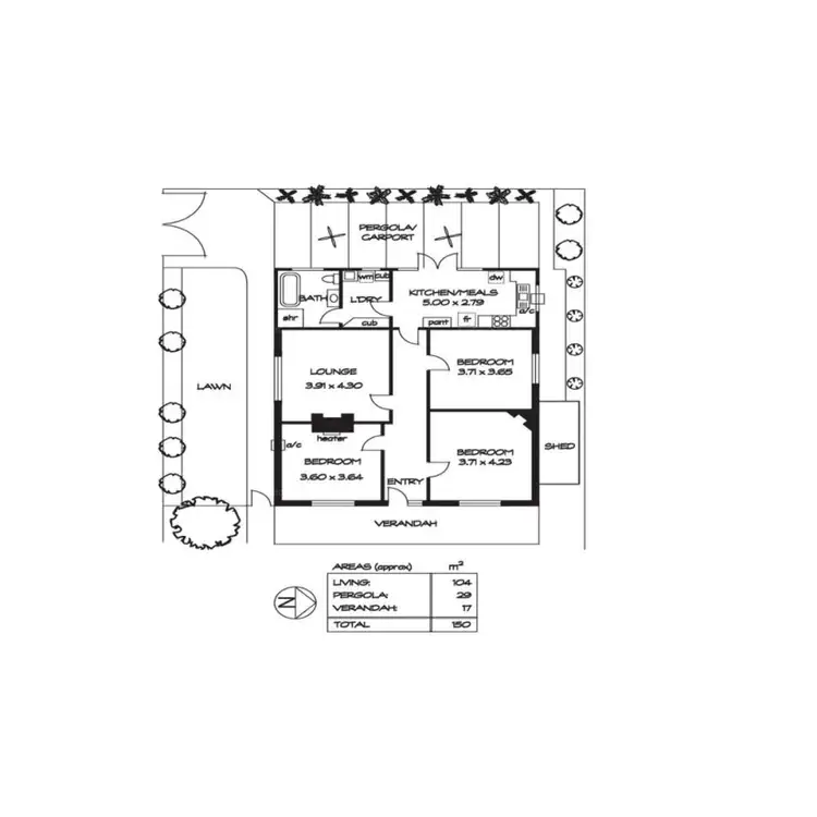 Floorplan of Homely house listing, 14 Rawlings Avenue, Torrensville SA 5031
