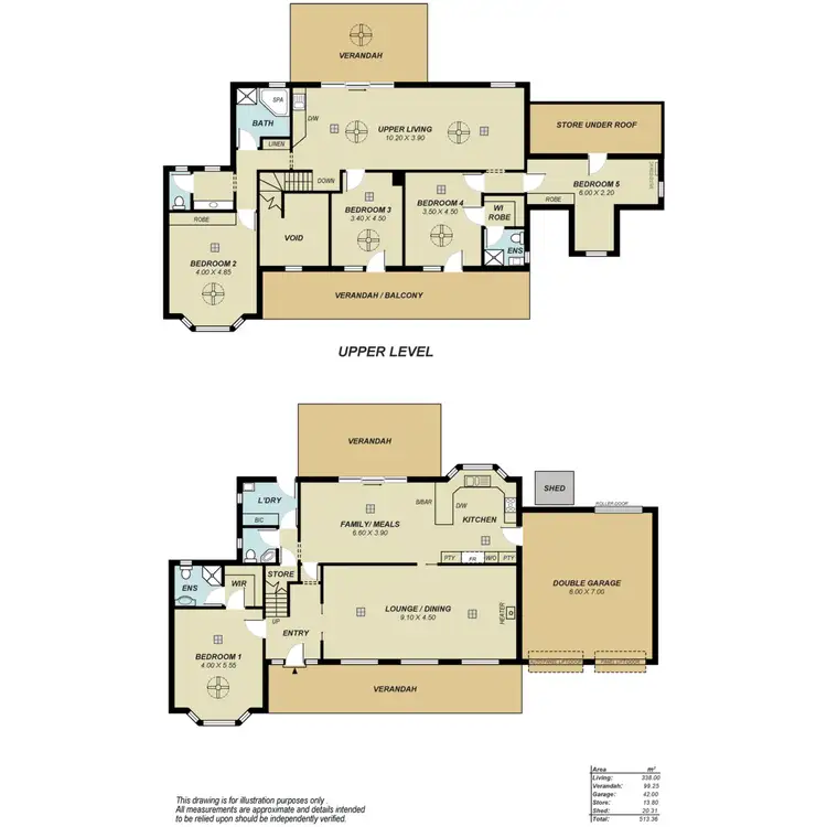 Floorplan of Homely house listing, 7 Coomurra Drive, Greenwith SA 5125