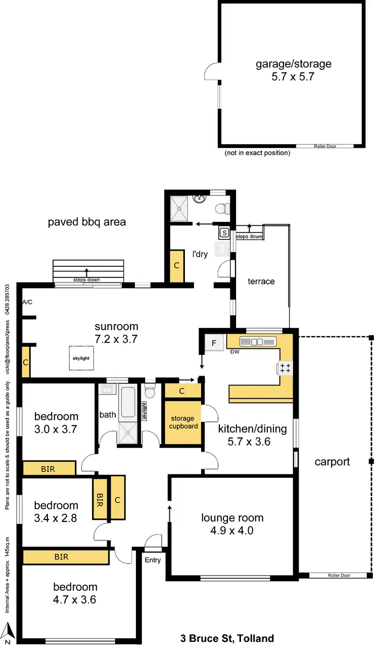 Floorplan of Homely house listing, 3 Bruce Street, Tolland NSW 2650