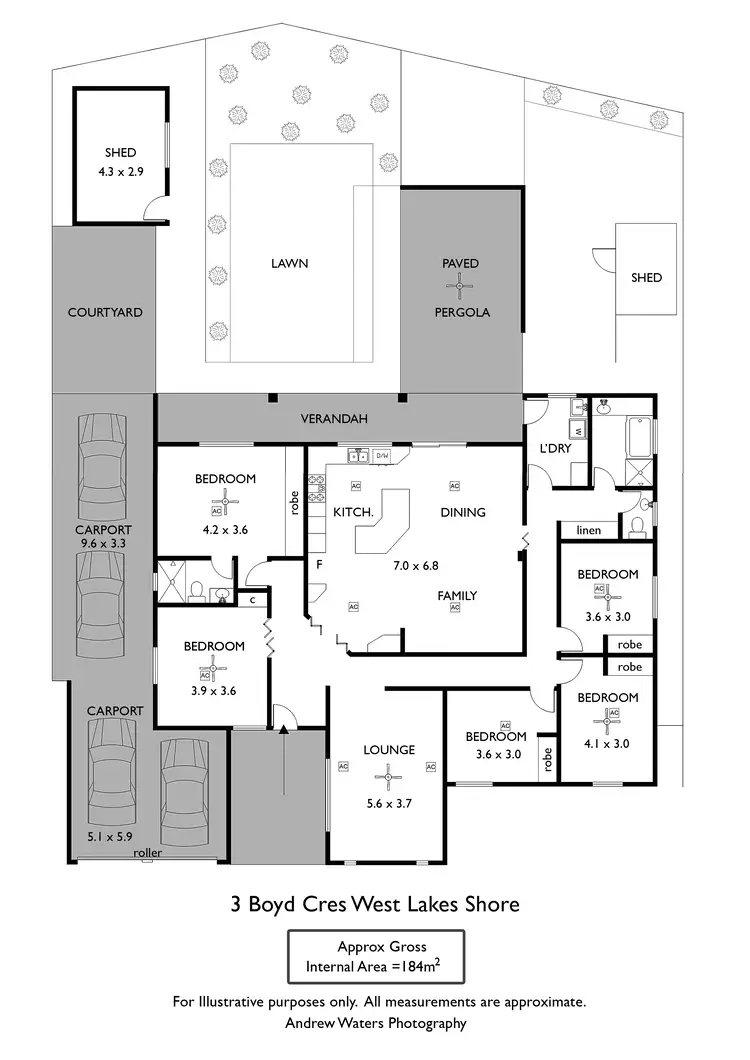 Floorplan of Homely house listing, 3 Boyd Crescent, West Lakes Shore SA 5020