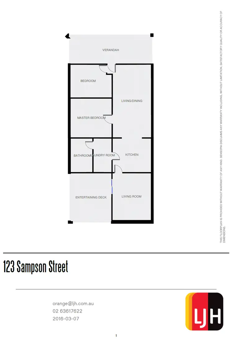 Floorplan of Homely house listing, 123 Sampson Street, Orange NSW 2800