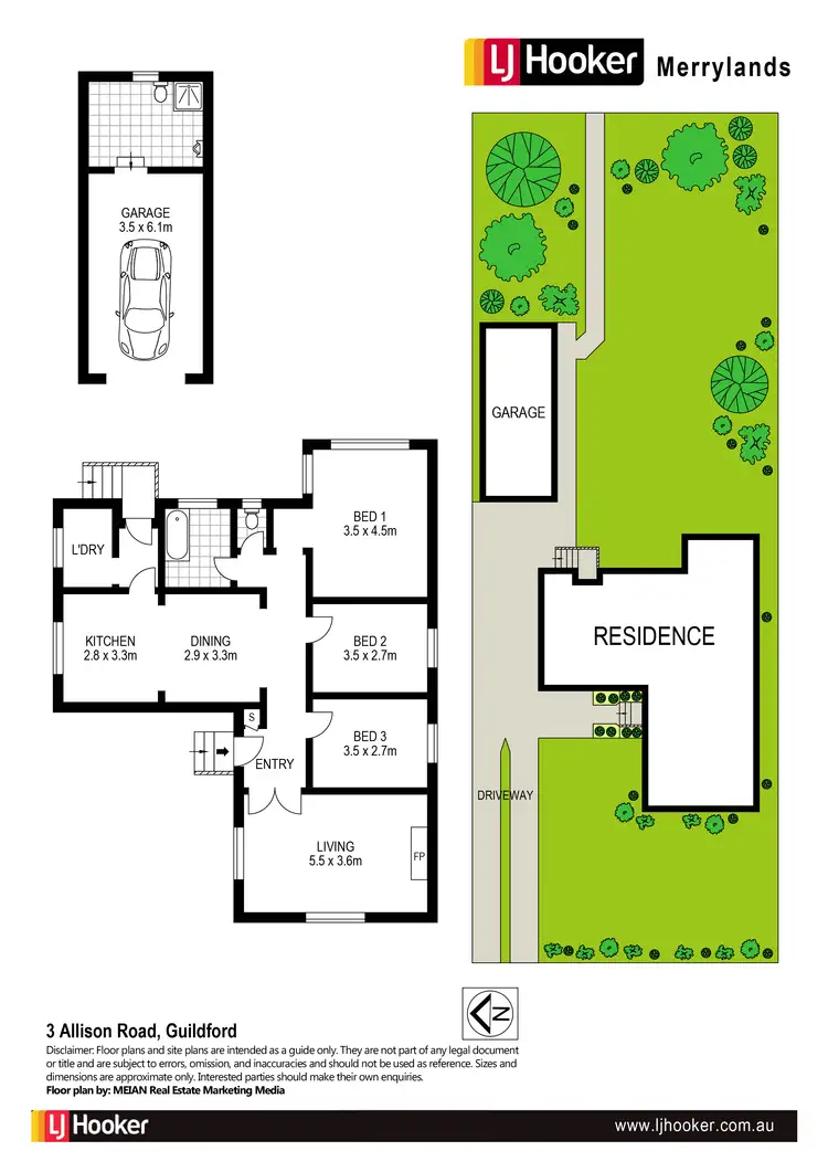 Floorplan of Homely house listing, 3 Allison Rd, Guildford NSW 2161