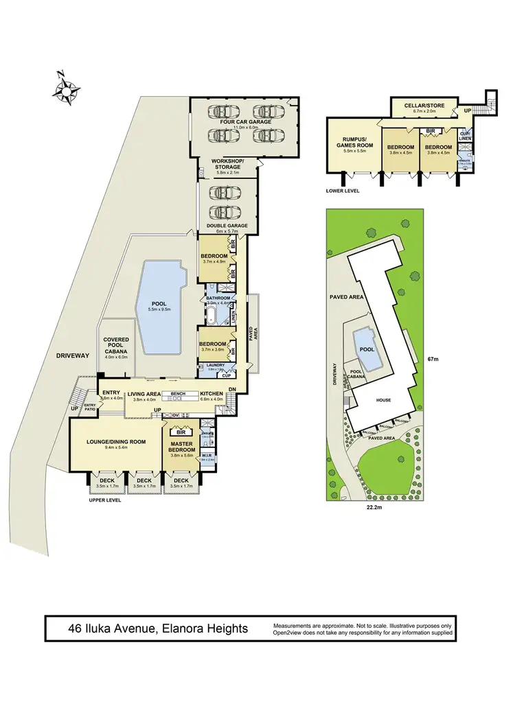 Floorplan of Homely house listing, 46 Iluka Avenue, Elanora Heights NSW 2101