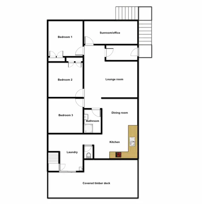 Floorplan of Homely house listing, 119 Laurel Ave, Lismore NSW 2480