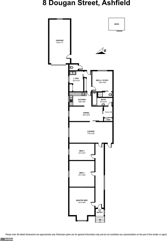 Floorplan of Homely house listing, 8 Dougan Street, Ashfield NSW 2131