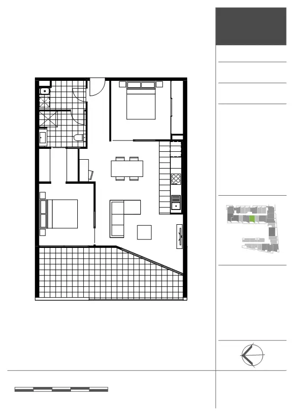 Floorplan of Homely apartment listing, E209/571 Pacific Highway, Belmont NSW 2280