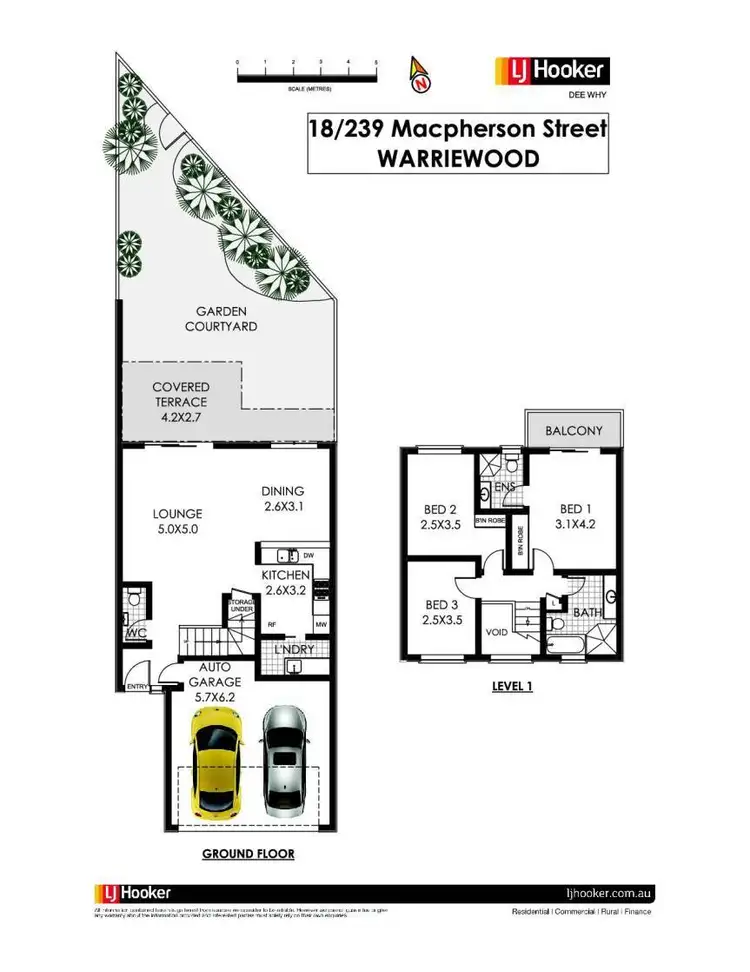 Floorplan of Homely unit listing, 18/239 MacPherson Street, Warriewood NSW 2102