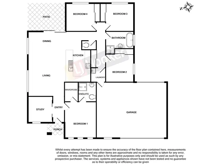 Floorplan of Homely house listing, 34 Barcombe Drive, Marsden QLD 4132