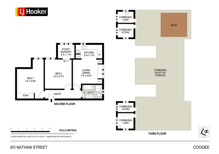 Floorplan of Homely unit listing, 8/3 Nathan Street, Coogee NSW 2034