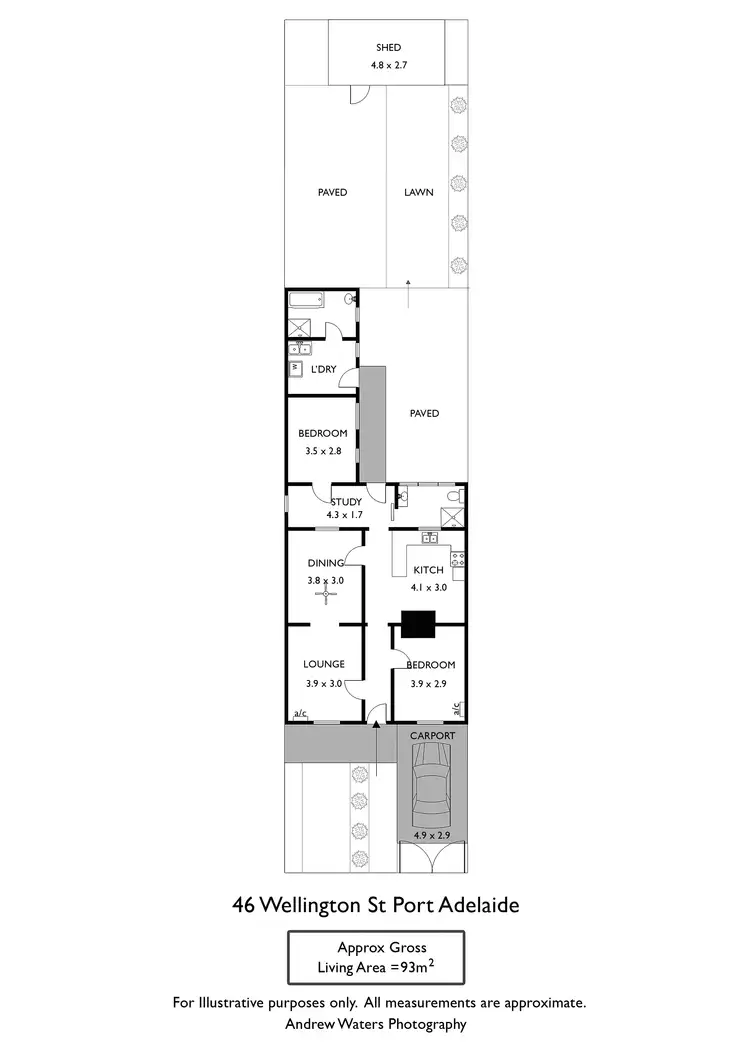 Floorplan of Homely house listing, 46 Wellington Street, Port Adelaide SA 5015