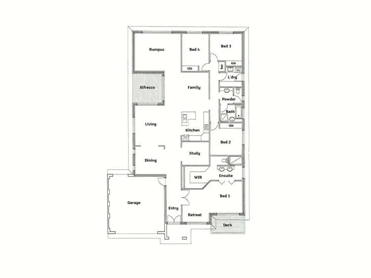 Floorplan of Homely house listing, 5 Crystal Court, Sanctuary Lakes VIC 3030