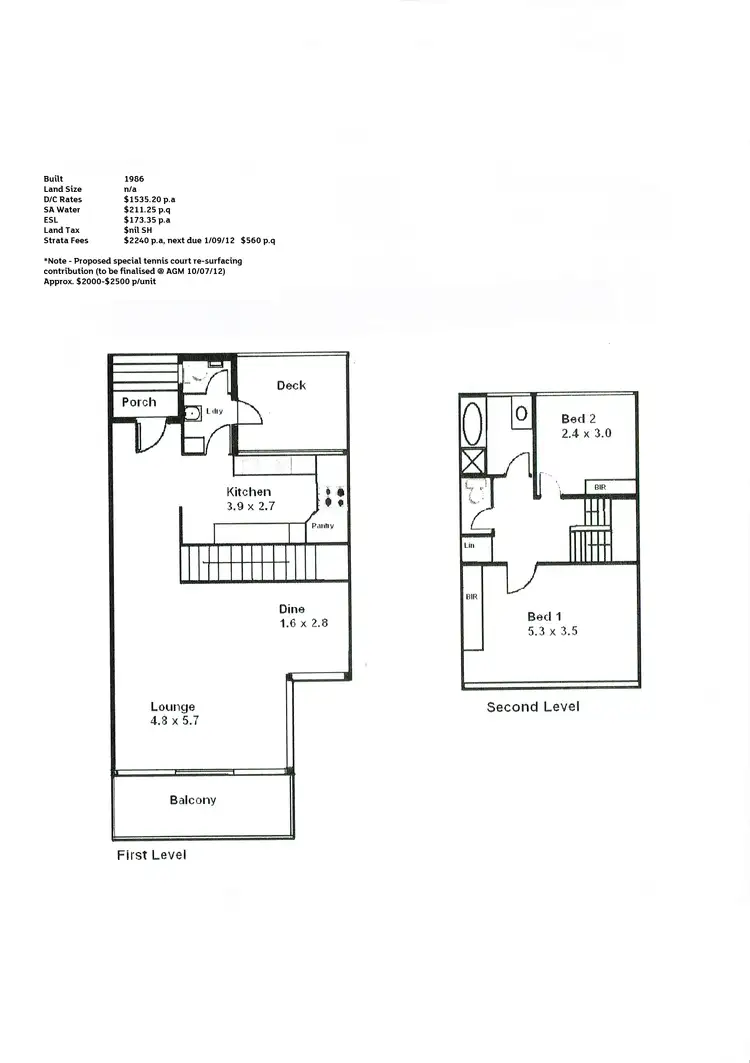 Floorplan of Homely unit listing, 8/47 Franklin Parade, Encounter Bay SA 5211