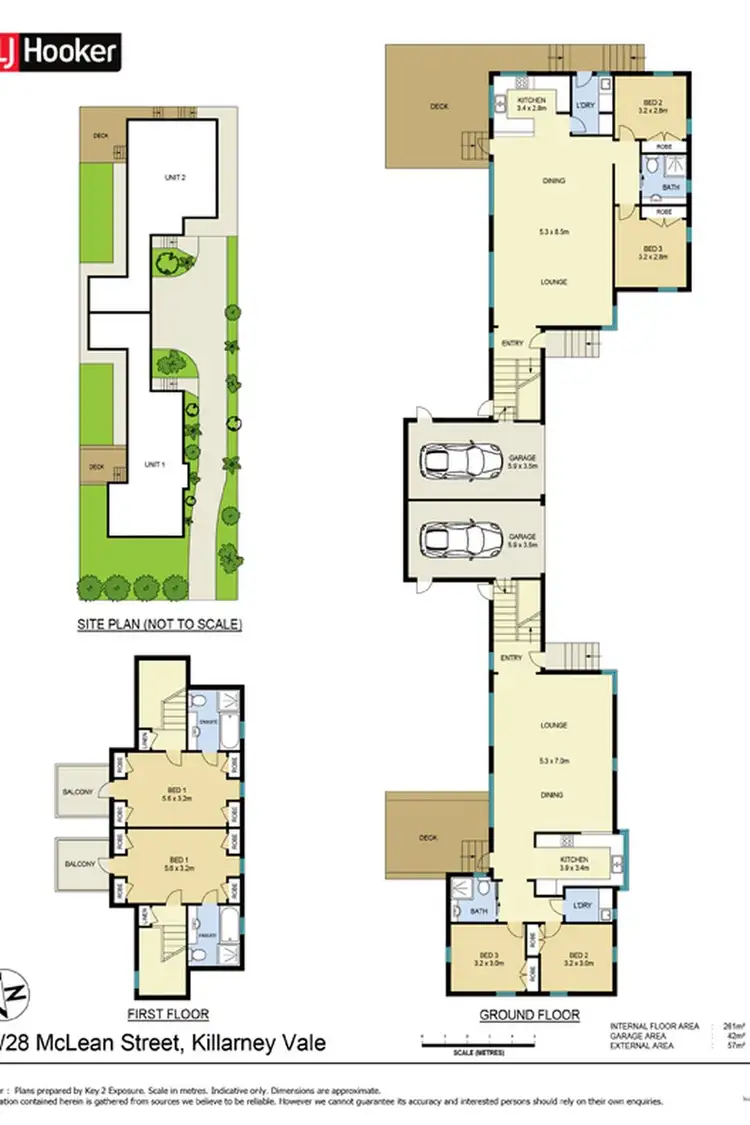 Floorplan of Homely house listing, 1 & 2/28 McLean Street, Killarney Vale NSW 2261