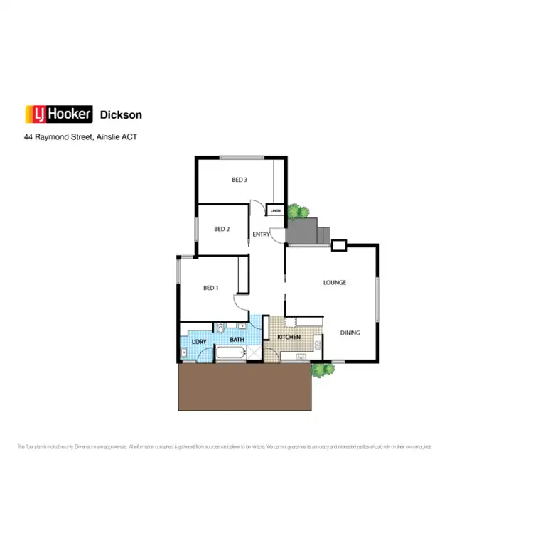 Floorplan of Homely house listing, 44 Raymond Place, Ainslie ACT 2602