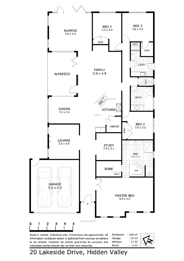 Floorplan of Homely house listing, 20 Lakeside Drive, Darraweit Guim VIC 3756