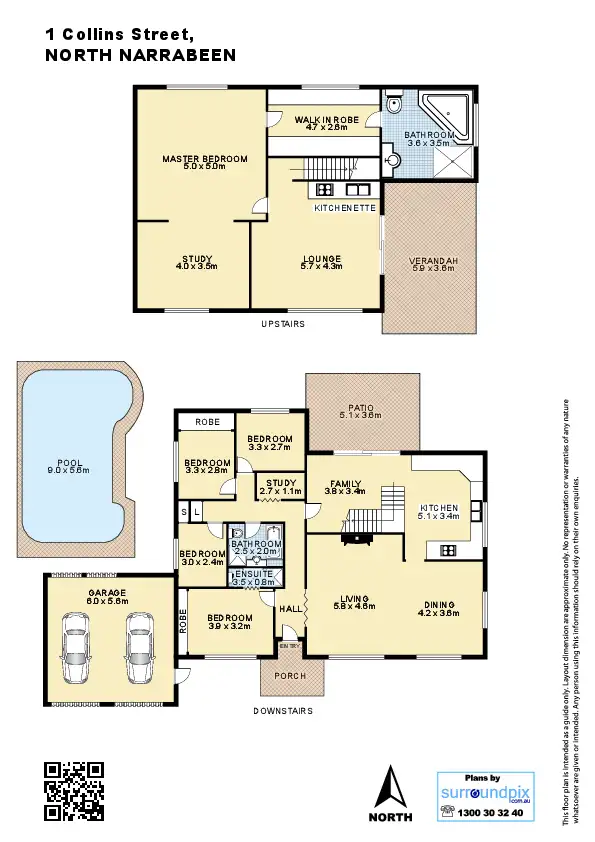 Floorplan of Homely house listing, 1 Collins Street, North Narrabeen NSW 2101