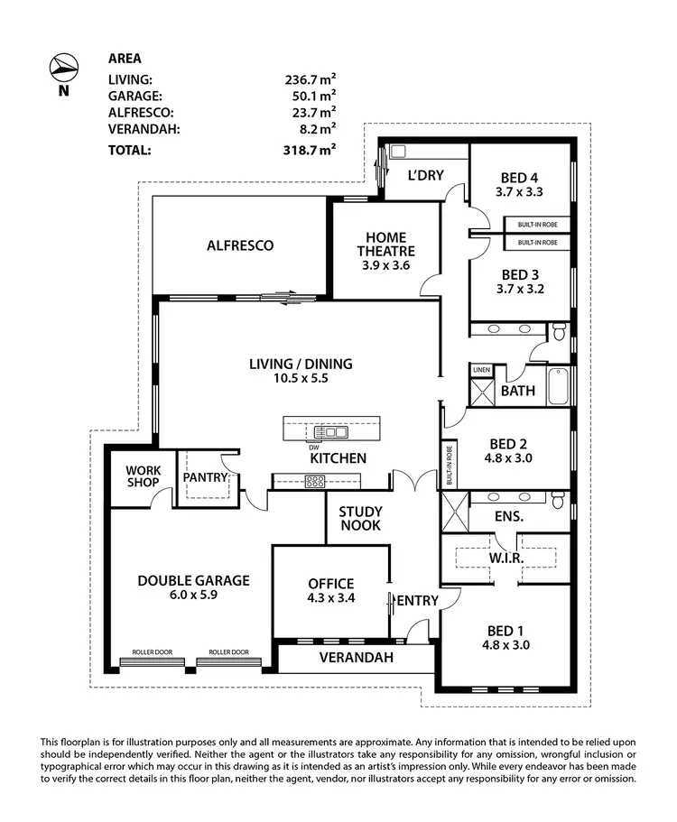 Floorplan of Homely house listing, 41 Nursery Road, Kanmantoo SA 5252