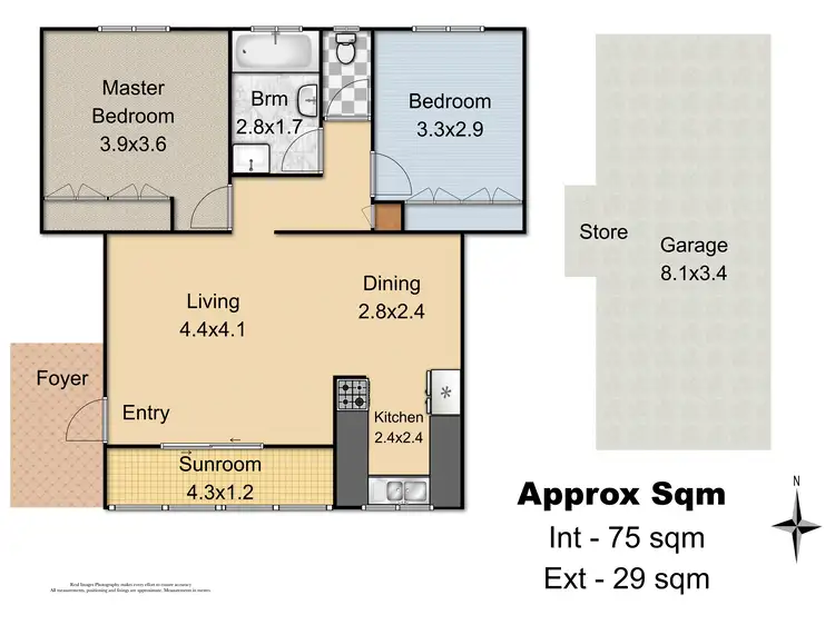 Floorplan of Homely unit listing, 2/18 Jubilee Terrace, Ashgrove QLD 4060