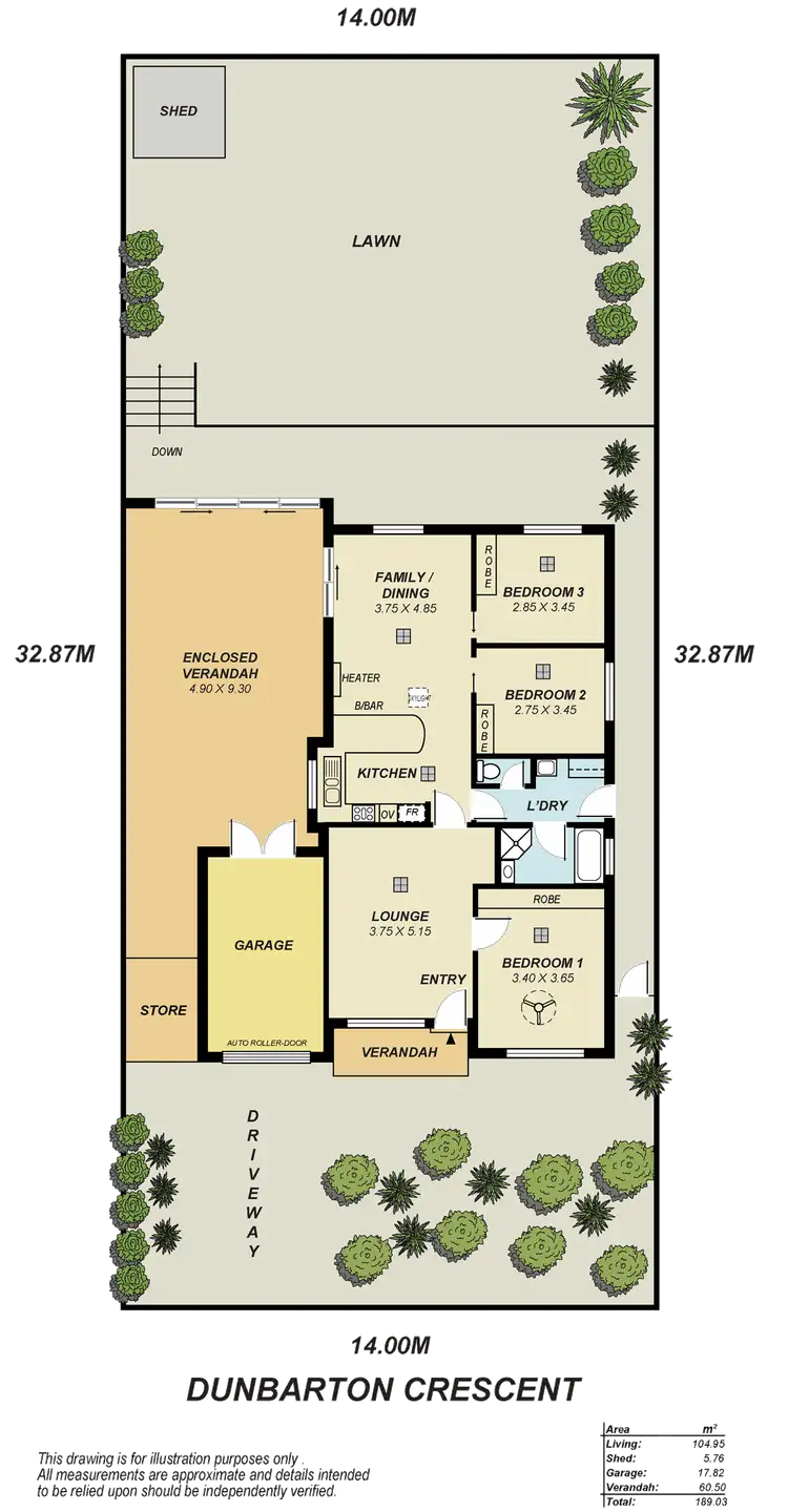 Floorplan of Homely house listing, 8 Dunbarton Crescent, Greenwith SA 5125