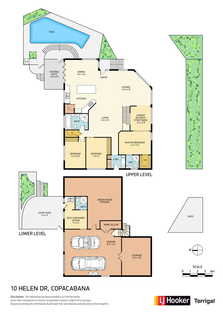 Floorplan of Homely house listing, 10 Helen Drive, Copacabana NSW 2251