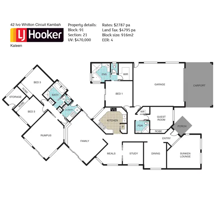 Floorplan of Homely house listing, 42 Ivo Whitton Circuit, Kambah ACT 2902