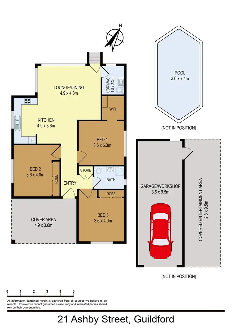 Floorplan of Homely house listing, 21 Ashby Street, Guildford NSW 2161