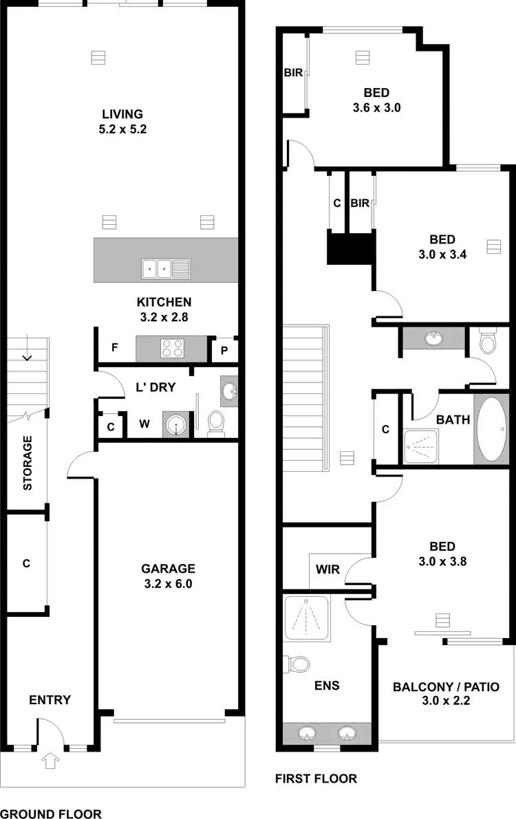 Floorplan of Homely unit listing, 5 Manchester Parade, Northgate SA 5085
