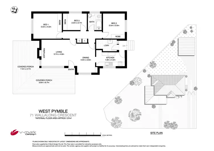 Floorplan of Homely house listing, 71 Wallalong Crescent, West Pymble NSW 2073