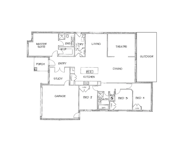 Floorplan of Homely house listing, 7 Waves Drive, Point Cook VIC 3030