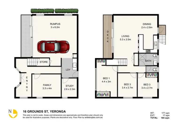 Floorplan of Homely house listing, 16 Grounds Street, Yeronga QLD 4104