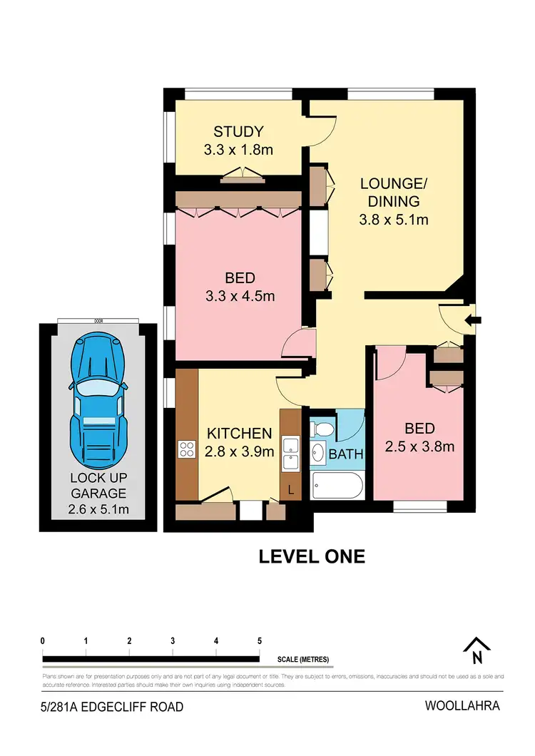 Floorplan of Homely apartment listing, 5/281a Edgecliff Road, Woollahra NSW 2025